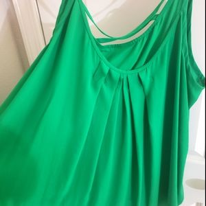 Green blouse